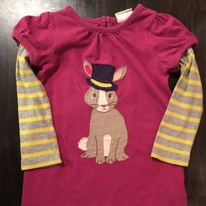 Mini Boden Size 1.5-2 Rabbit Dress